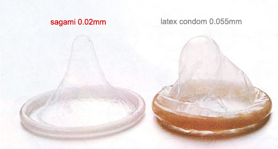 Сравнение сагами и латексного презерватива